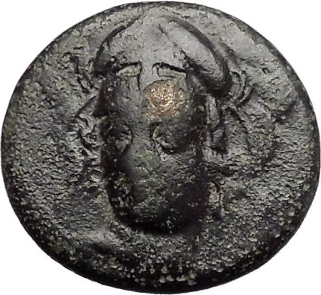 PHARSALOS in THESSALY 400BC Athena Horseman Footman Ancient Greek Coin i49255