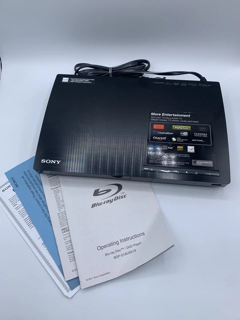 Sony Blu Ray Disc DVD Player Model BDP BX18 Without Remote Tested Works Good