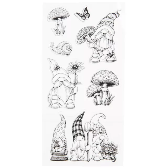 Inkadinkado ~ GARDEN GNOME ~ Clear Stamp Set 60-31627