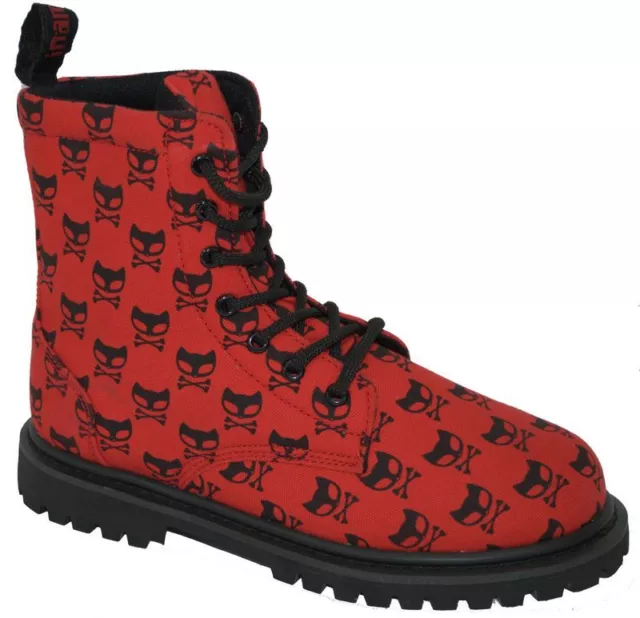 Inamagura 7 Loch Boot Red + Black Cat  11F1000