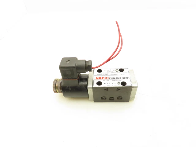 Nachi SA-001-ABX-C1-11 Hydraulic Directional Solenoid Valve 110V 2.0A