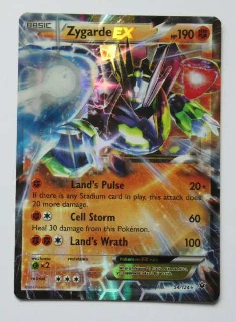 Zygarde Ex - 54/124 XY Fates Collide - Ultra seltene Pokémonkarte