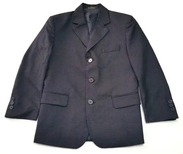 Demantie Boys 8 Black Blazer Suit Jacket Sport Coat  Dressy Formal