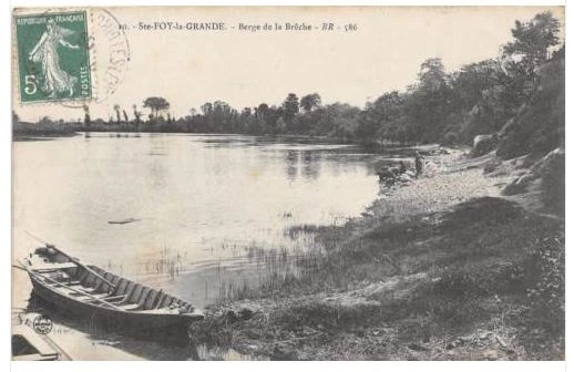 Cpa 33 Saint Foy The Great Mountain Of The Breche