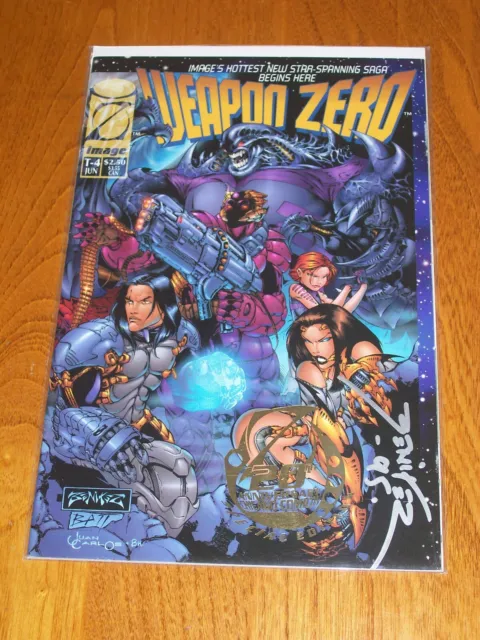 Weapon Zero #1 (T-4) Special Edition VF/NM Image 1995 signed Joe Benitez
