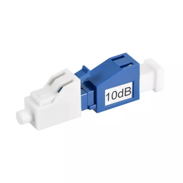 10dB LC Fibre Optique Atténuateur LC/UPC à SC/UPC Mode Unique 9/125 Adaptateur