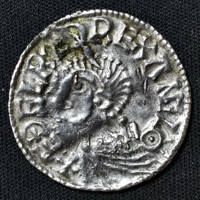 Aethelred II, 978-1016, Penny, Long Cross Type, Godwine/London, S1151, N.774 3