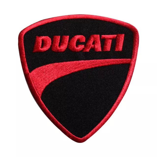 Ducati MotorBike Brand Logo Patch Iron On Patch Sew On Embroidered Patch