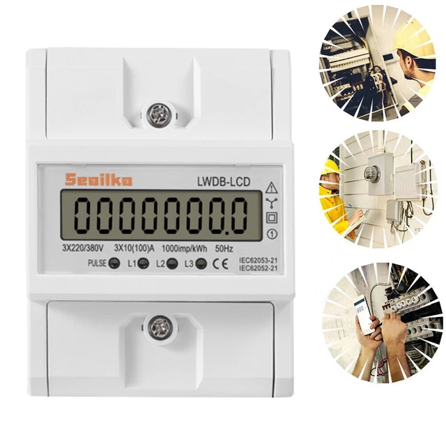 Contatore Di Corrente Alternata LCD Contatore Di Corrente Geeicht - Foto 2