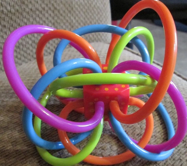 Manhattan Toy Winkel rattle sensory Teether