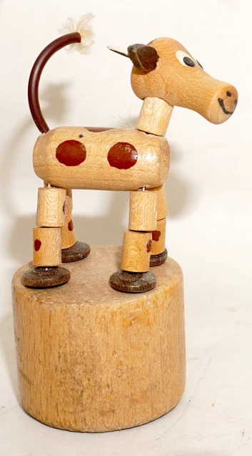 Wackelnde Holzfiguren Set - 3 Stück Für Auto & Schreibtisch