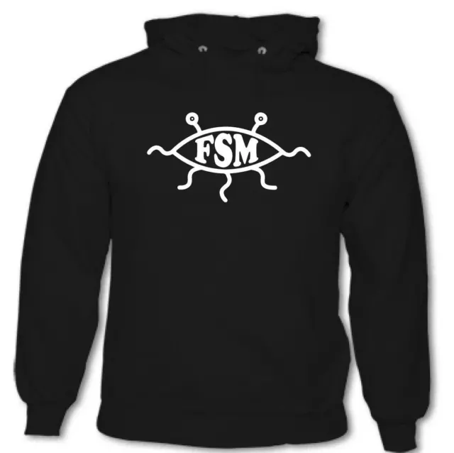 FSM Church Of The Flying Spaghetti Monster - Mens Funny Atheist Atheism Hoodie
