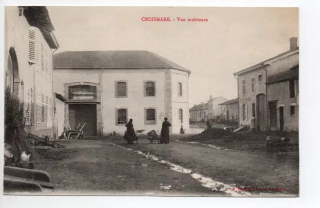 CROISMARE  Meurthe et moselle CPA 54 vue interieure du village