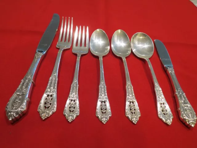 Rose point sterling silver hotsell