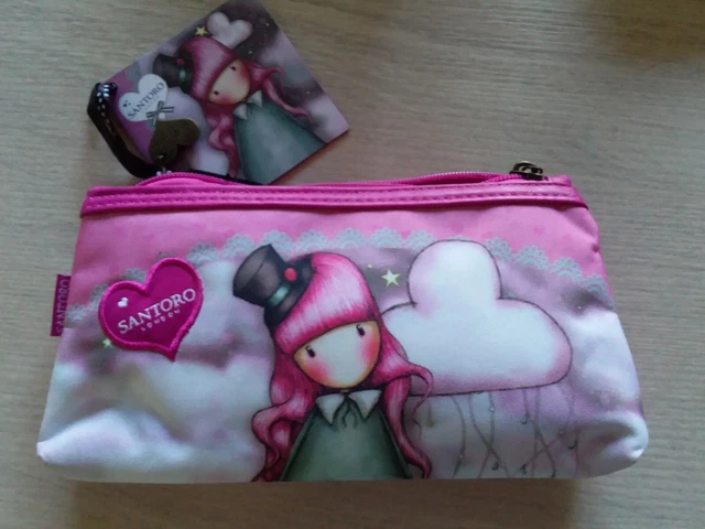 Trousse De Beauté Gorjuss Santoro Rose Avec Bandoulière - Synthétique, Neuve Sous Blister