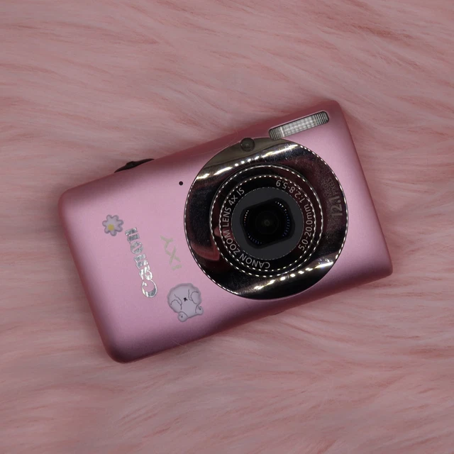 Canon IXY 200F ピンク Canon IXY 200F Compact Digital Camera Pink 12.1 MP 4.0x Zoom