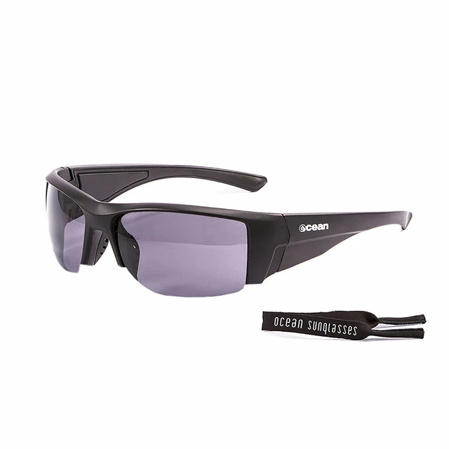 OCEAN GUADALUPE Floating Sunglasses Sailing & Fishing, Matte Black & Smoke Lens