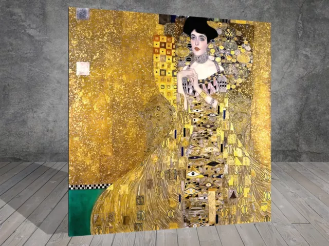 Gustav Klimt Portrait Adele Bloch-Bauer I  CANVAS PAINTING ART PRINT SQ 391