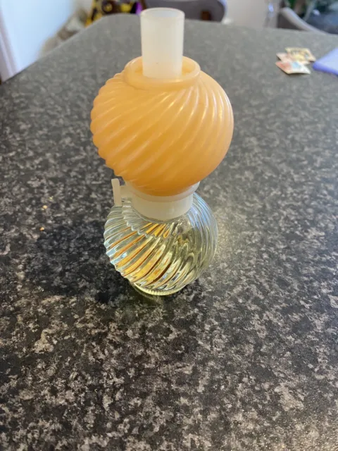 Vintage Avon ~ clear Glass Lantern perfume Bottle somewhere~ Estate Collectable