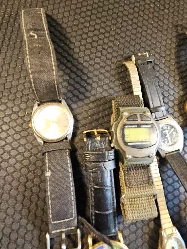 Used Watch Lot 1 Lb. Various Plus Seahawks For Repair or Craft 3