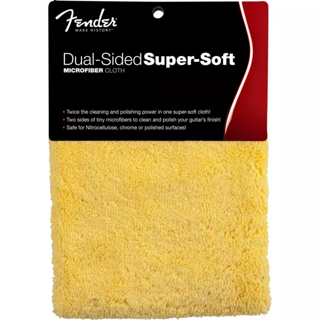 Fender Dual Sided Super Soft Cloth Microfiber - Prodotti per la cura delle chitarre