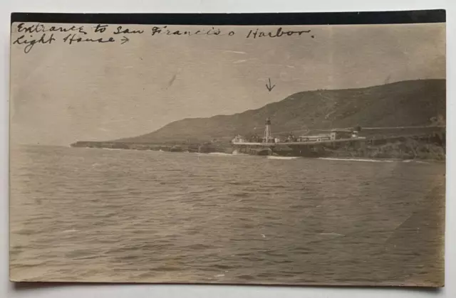 ca 1910s CA RPPC Postcard San Diego California Point Loma Lighthouse light AZO