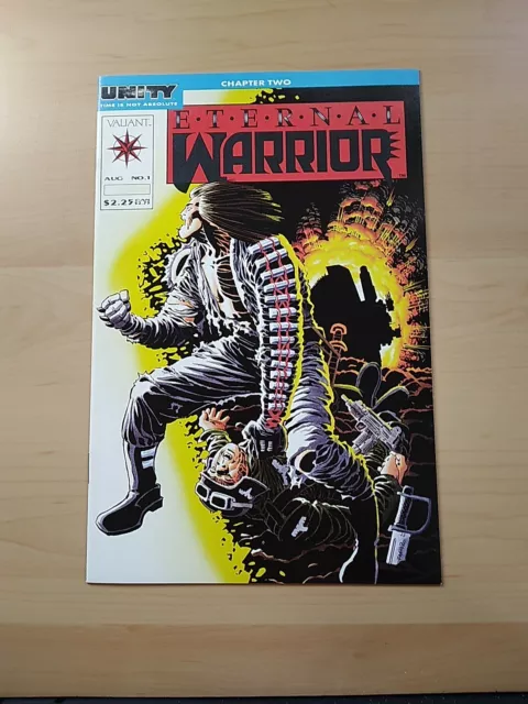 Eternal Warrior #1 (Valiant 1991) 1St. Solo Series - Frank Miller Cover Vf