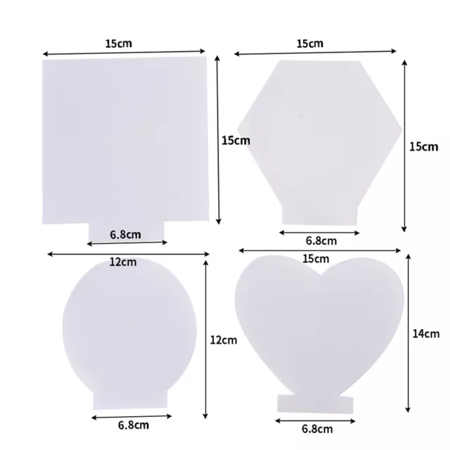 Acrylic Sheet Clear Cast with Double Sided Protective for LED Light Base Si~m'