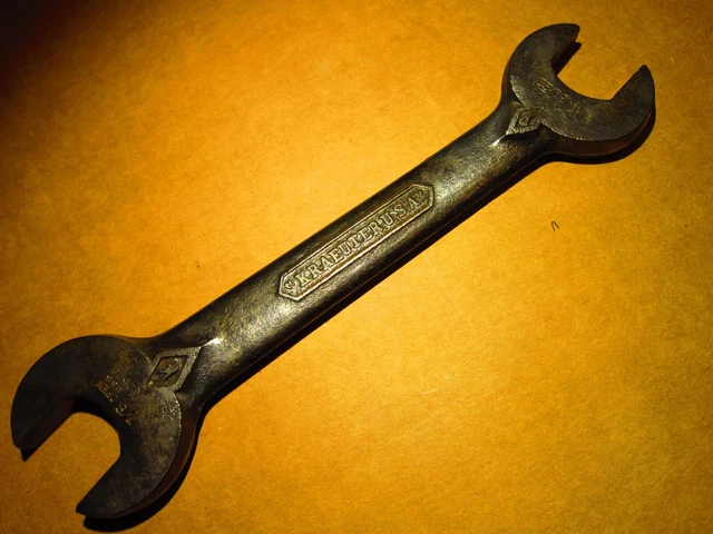 Vintage #A2528 KRAEUTER Open End Wrench 25/32" (7/16" USS) & 7/8" (1/2" USS)