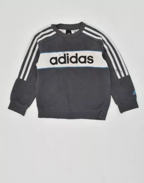 ADIDAS BOYS GRAPHIC Sweatshirt Jumper 13 14 Years White Cotton BO30 10.16 PicClick UK