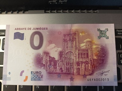 Anniversaire 2021 50 LE MONT SAINT-MCHEL Fleurs de lys Billet Euro Souvenir 