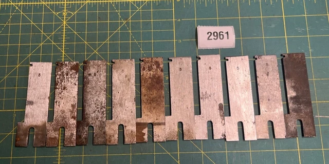 Vtg. Stanley 45 / 55 Plane Part: Blade Cutter Lot of Tongue Groove #5   (2961