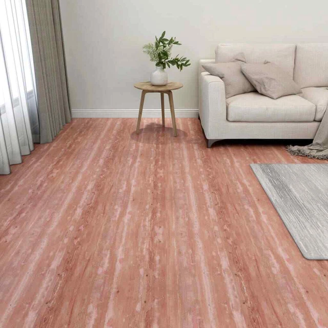 Listoni per Pavimenti Autoadesivi 55 pz in PVC 5,11 m? Rossi