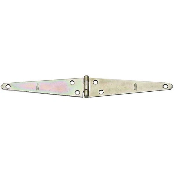 10-Steel Plated 1 5/8" High X 6" Long Door Gate Tool Box Strap Hinge N127639