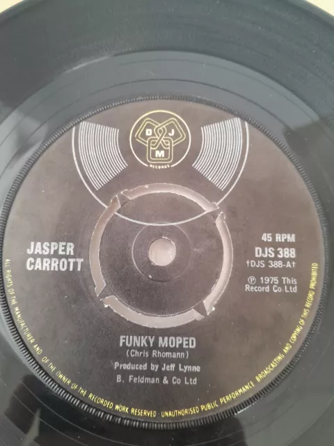 Jasper Carrott - Funky Moped/Magic roundabout on DJM label. Original record.