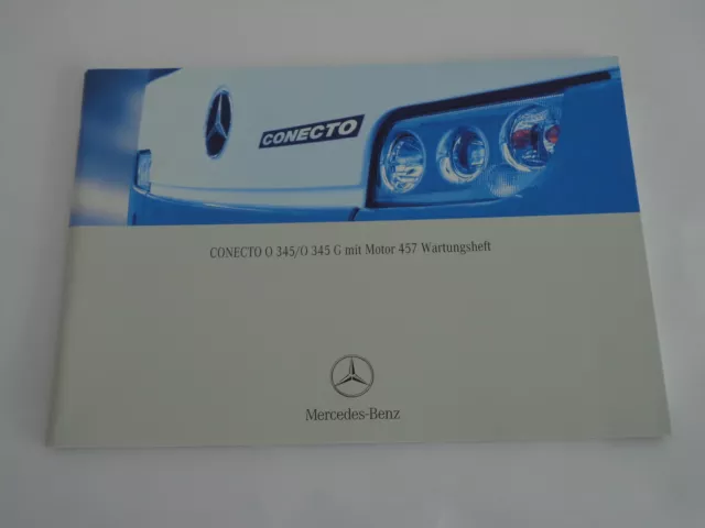 Checkbook/Maintenance Booklet Mercedes Benz Bus / City Bus O 345 Conecto, 2003