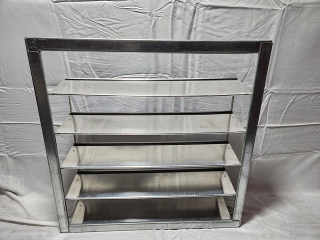 Gravity Shutter for 24" Exhaust Fan Backdraft Damper  Wall Mount Aluminum 23.37