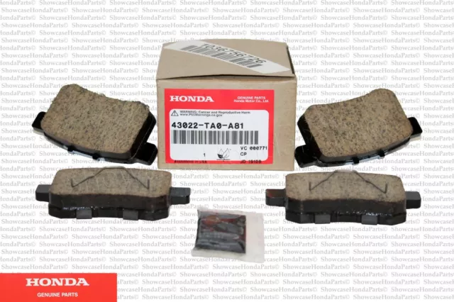 Genuine Honda OEM Rear Brake Pad Kit Fits: 2010-2017 Accord (Pads,Shims,&Grease)