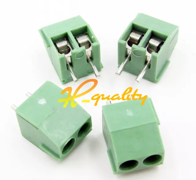 10pcs KF350-2P 3.5mm Pitch 2 pin Straight Pin PCB Screw Terminal Blocks
