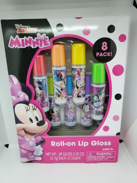 MINNIE MOUSE Disney Junior Flavored Roll-On Lip Gloss Set 8 Pack. $16. ...