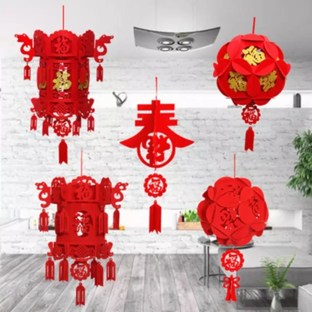 Red Red Lantern  Lantern Festival Chinese Spring Festival Hanging Ornaments