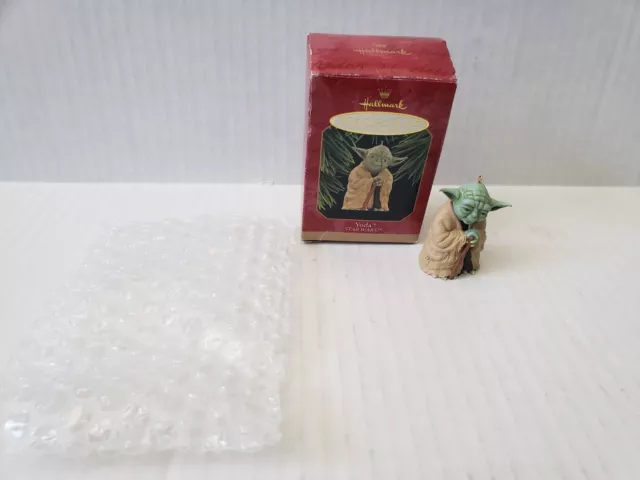 1997 Hallmark Keepsake Ornament Star Wars Yoda Empire Strikes Back NIB