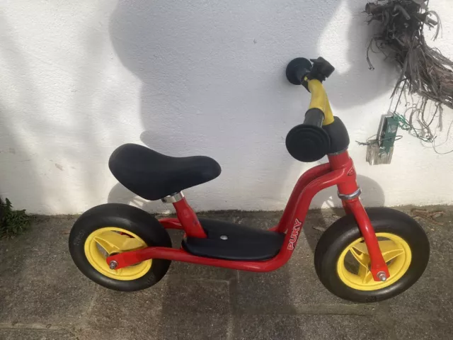 Puky -  rot / Gelb - Lauflernfahrzeug - Scooter - Puky - Fahrrad - Roller