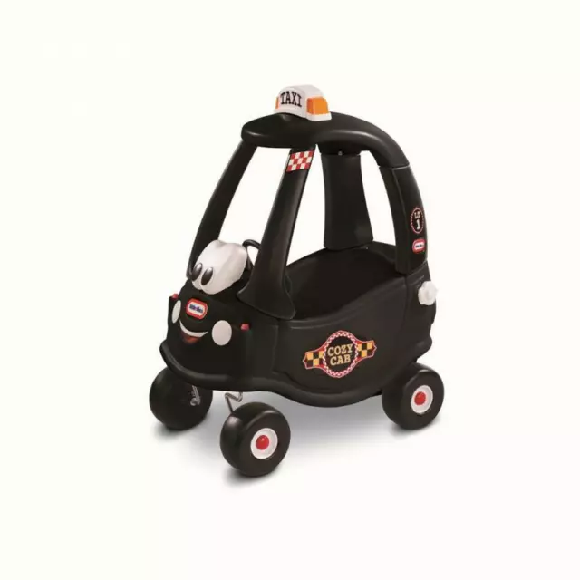 Little Tikes Cozy Coupe Kinder Taxi schwarz Laufauto Lauf Fahrzeug Rutsch Auto