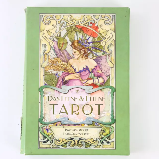 Buch Karten Das Feen- und Elfentarot Tarot Barbara Moore Deutsch