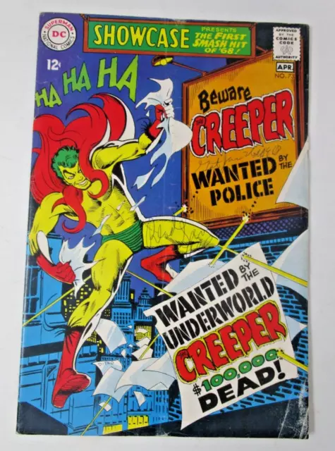 Showcase #73 1968 [VG] 1st App Creeper & Prof Yatz Silver Age DC Key Issue