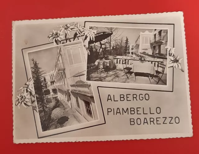 Cartolina Albergo Piambello Boarezzo - 1961