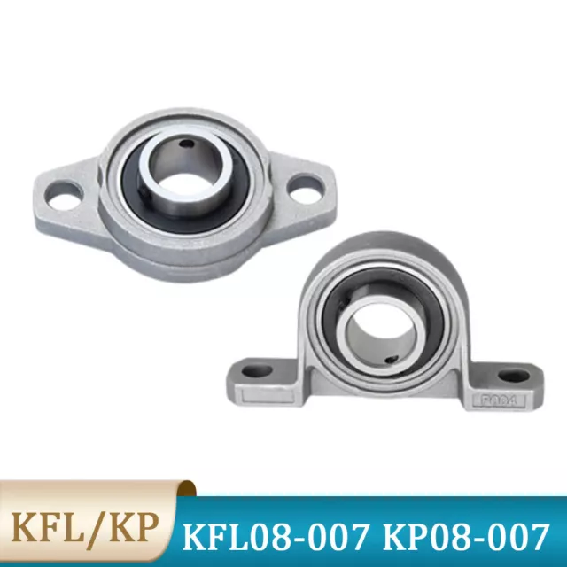 KFL08-007 KP08-007 Series Housing Flange Pillow Block Bearing 8-35mm Bore Shaft