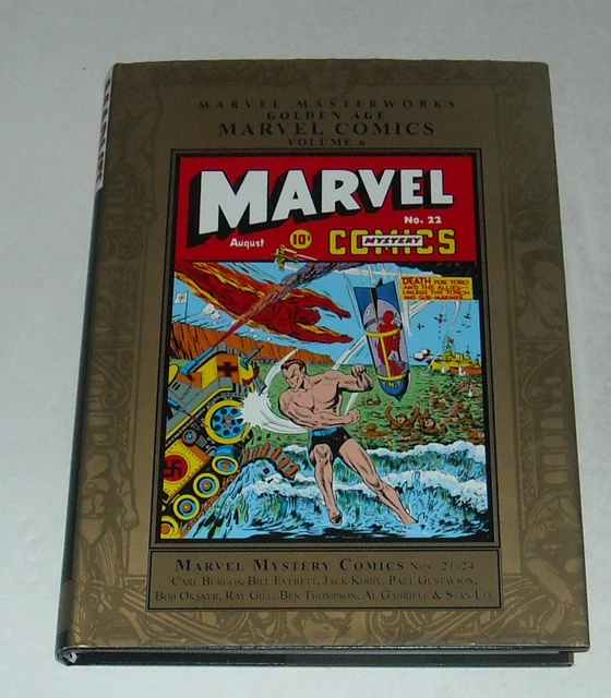 Marvel Masterworks Golden Age Mystery Comics Vol 6 Hc Book Dust Jacket Reprints