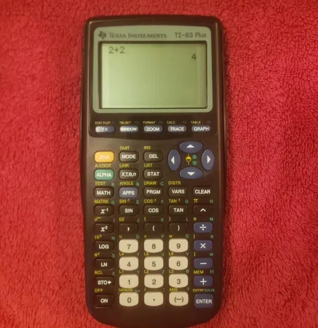 Texas Instruments TI-83 Plus Graphing Calculator - Black - Tested